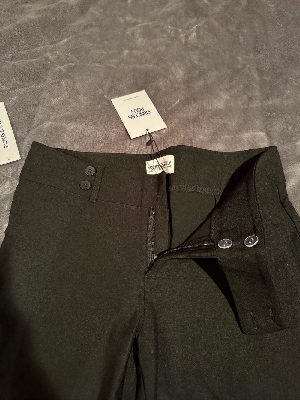 Princess Polly Black Tailored Dress Pants